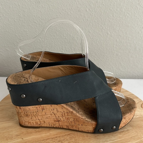 Lucky Brand Women's Mykayla Wedge Sandal 8.5m - Picture 2 of 8